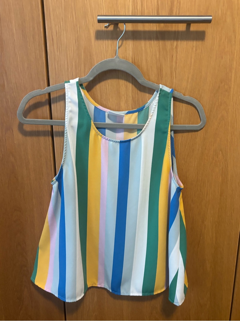 Abound Multicolor Vertical Stripe Tank Top
